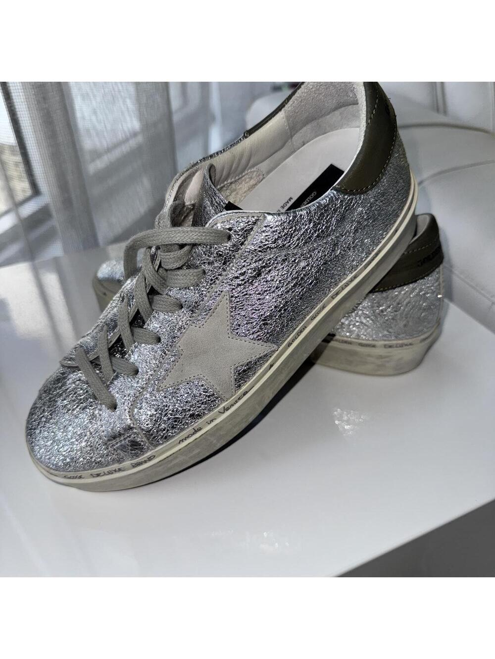 Golden Goose Women's Silver Trainer